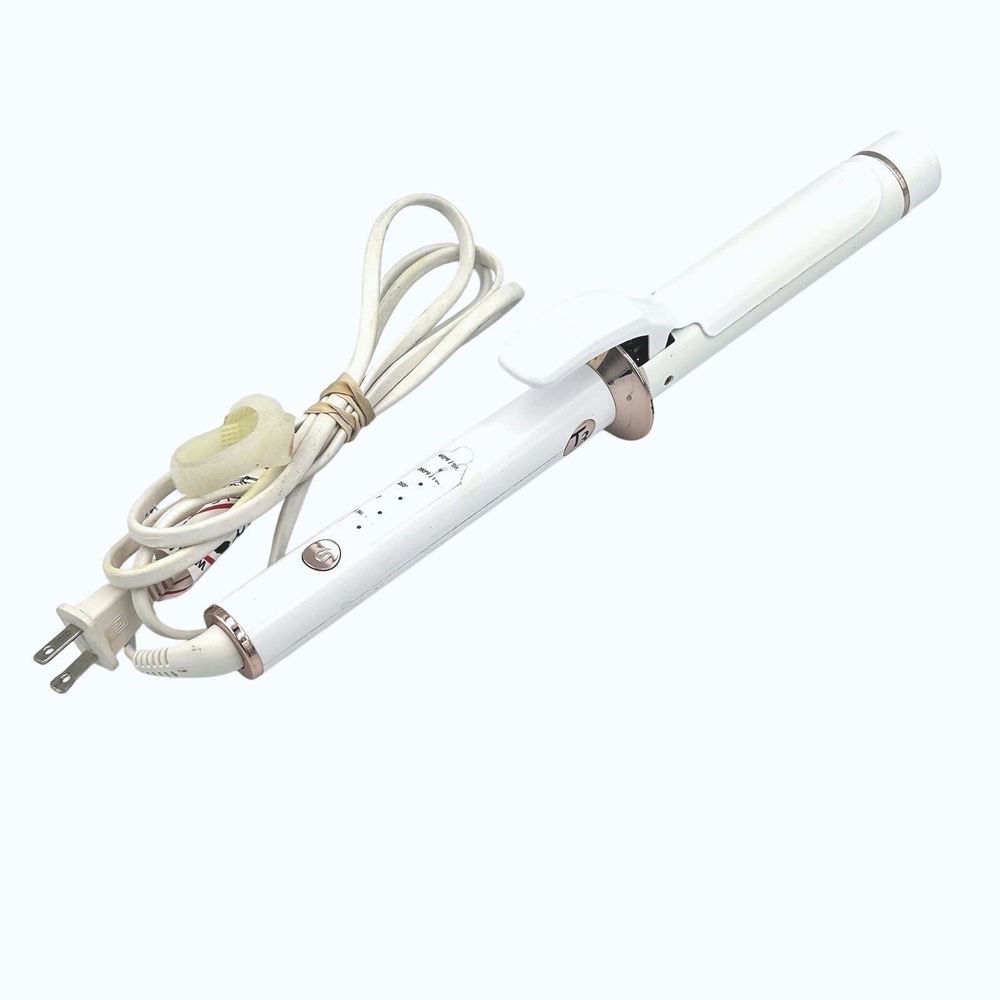 T3 Twirl SinglePass Curl X 1.25" Ceramic Curling Iron White & Rose Gold